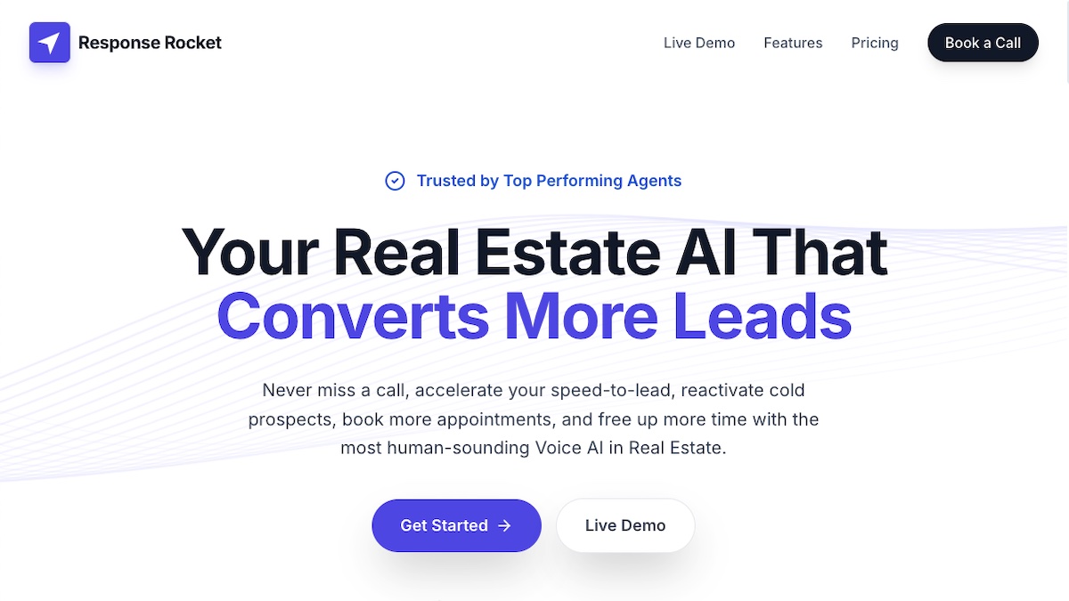 Response Rocket Website Screenshot